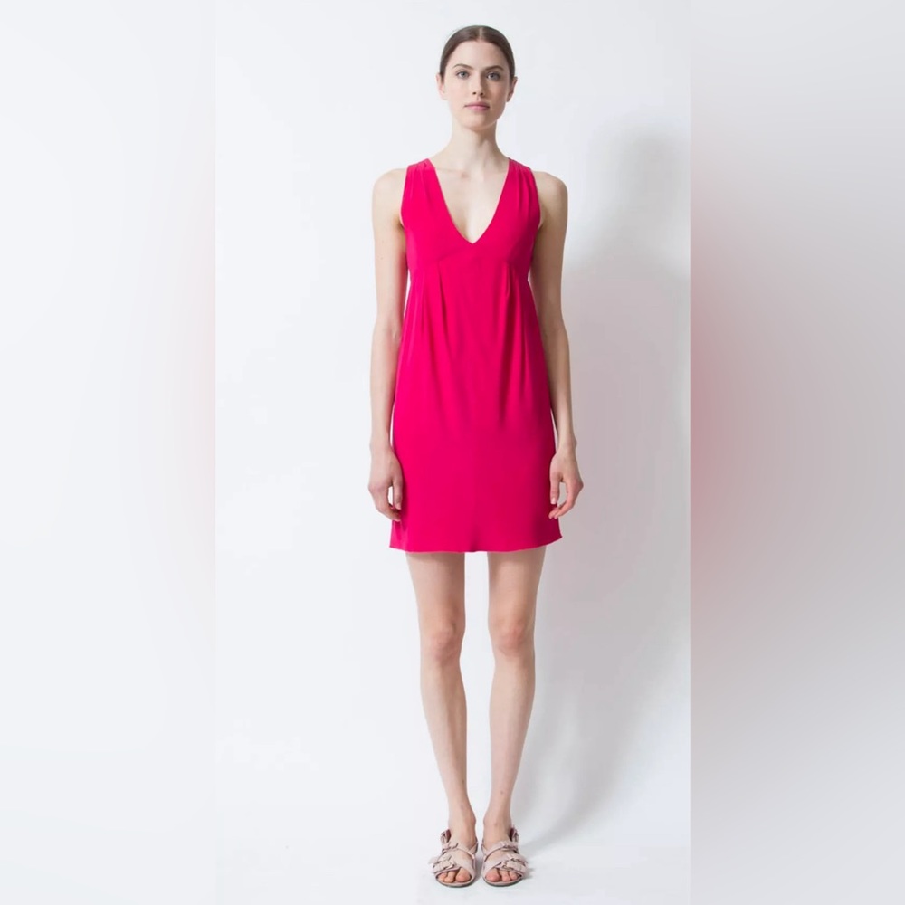 Fuchsia Marc Jacob's silk dress size 4